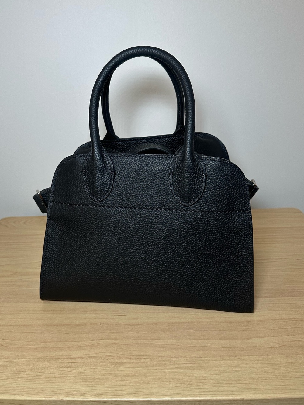Black lookalike designer bag